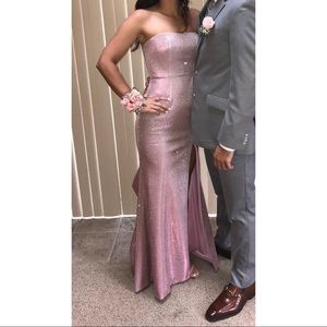 Sherri Hill Pink/purple sparkly prom dress